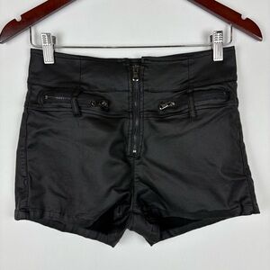 Ramisu Collection Mini Pleather Shorts